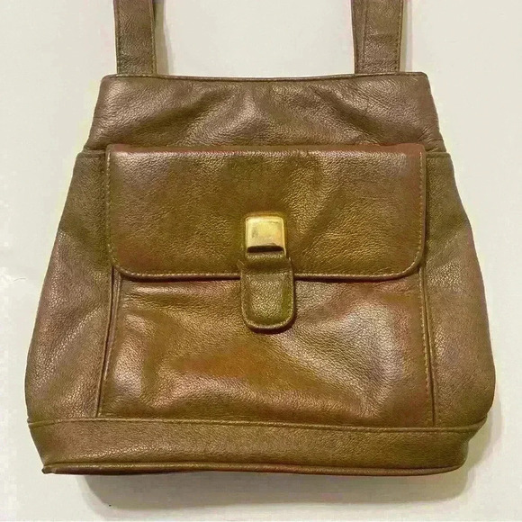 Dolce Vita leather Shoulder Bag Brown - Picture 2 of 13
